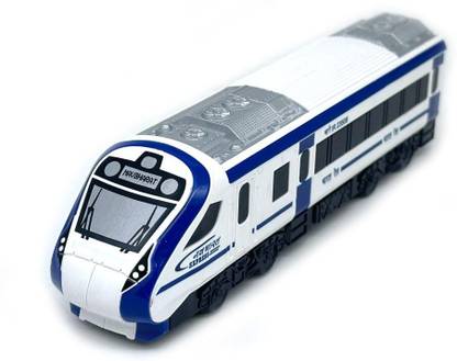 Toyterra CENTY Nav Bharat Blue Express Pull Back Toy Train