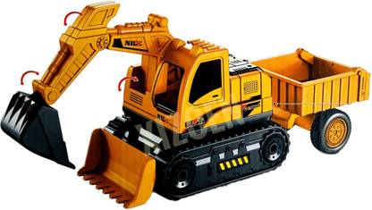 N2J2 SHOP friction Powered Lifting Excavator Movable Wheel Support Construction Truck Toy