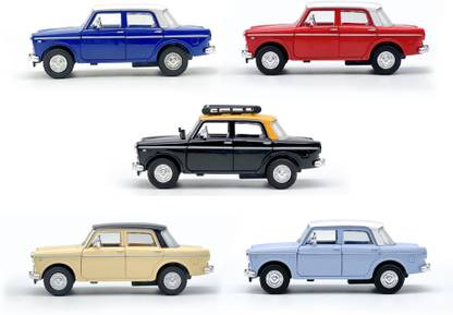 centy Classic Queen 70's 5pc Set Pull Back Car Set