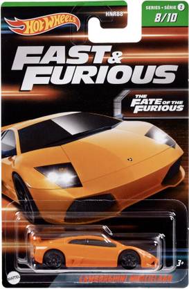 HOT WHEELS Cars, Fast & Furious 1:64 Scale Vehicle LAMBORGHINI MURCIELAGO