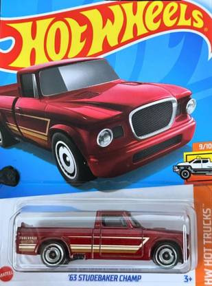 HOT WHEELS '63 STUDEBAKER CHAMP,DIE-CAST TOY VEHICLE