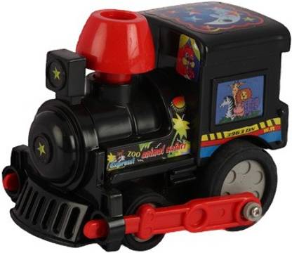 Shinsei Kids Mini Loco Train Pull-back Race Toy Best Gift for Boys