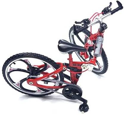 கிட்ஸ்னி Zinc Alloy Finger Mountain Bike Mini Bicycle