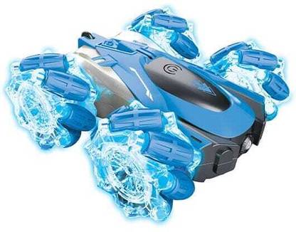 D Plus Tough Trax SpinBlitz | Double-Sided 2.4 GHZ Sidewinder RC Stunt Car