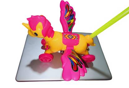GarvPT Baby Walker Push and Pull Toy for Toddlers | Flying Unicorn