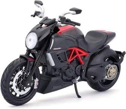 Bestie Toys Diavel Simulation Alloy Motorcycle Toy Model Souvenir Collection Gift