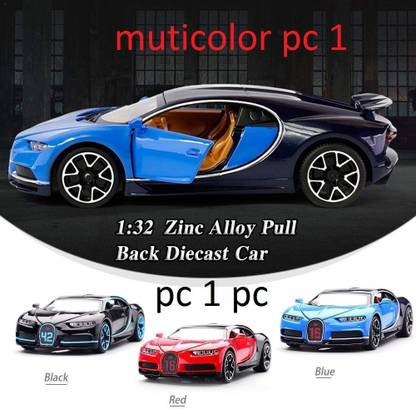 Akvanar 1:32 Bugatti Chiron Die Cast Model Car Open Door Car Metal Alloy Car pc 1