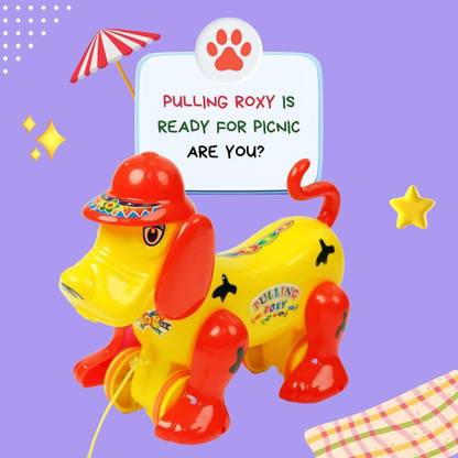 zokato Pulling Roxy Pull Along Toy , Infant And Plastic Preschool Toys