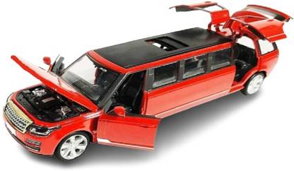 Zordik Metal Zinc Alloy Long Range Rover Limousine Model Car with Music and Lights