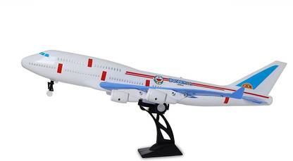 lilheaven Jumbo Size Aeroplan Model Push & Go Toys for Kids with Stand, Big Size Plane