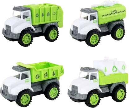 Skstore City Service,Waste Management Trash Truck, Recycling Garbage Truck Toys