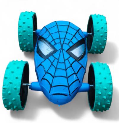 troovia Spider-Man Inspired 360° Rotating Stunt Car with Anti-Skid Wheels –(pack of 2)