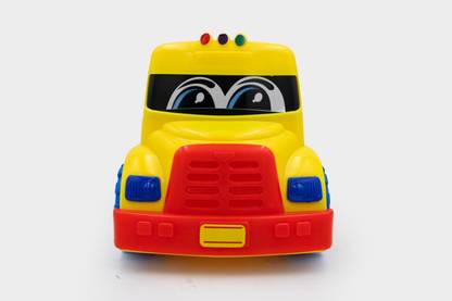 Toy Bharat Push and Go Bus Toy for Babies and Toddlers