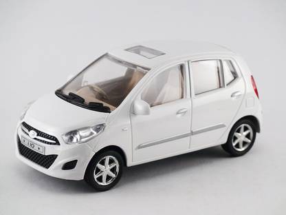 zokato Toys Hyundai I10 Model Of Car (140/60/60 Mm, White)