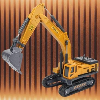 deoxy Big Crane Toy for Kids with Movable Hook | Friction Powered Truck Toy