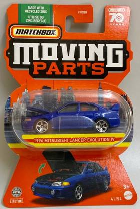 MATCHBOX 1996 MITSUBISHI LANCER EVOLUTION IV DIECAST TOY VEHICLE