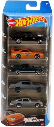 Mattel hotwheels Fast and Furious (Pack of 5)