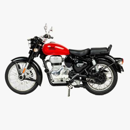 centy Royal Enfield Classic 350 Scale Model With 3 Colored Fuel Tank Pull Back Toy