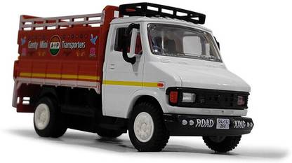 Stru Pull Back Tata 407 Toy Car for Kids - (Multicolor, Pack of: 1)