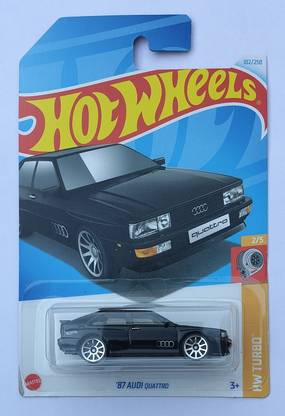 HOT WHEELS C4982 HW TURBO 2/5 87 AUDDI TOY CAR