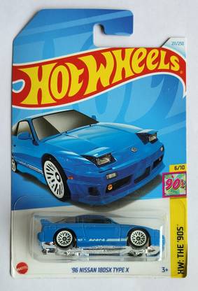 HOT WHEELS HW THE 90S 6/10 96 NISSAN 180SX TYPE X TOY CAR