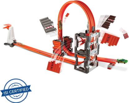 HOT WHEELS Track Builder Contruction Crash Kit