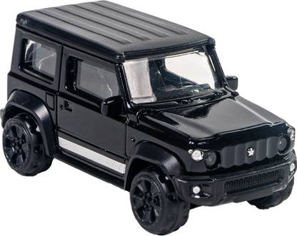 Ratnas Mini Thar Black (2081) Set of 2 Miniature Toy Scale Model (Size Micro)