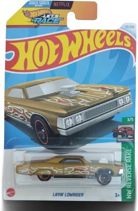 HOT WHEELS C4982 LAYIN LOWRIDER 3/5 HW REVERSE RAKE 112/250