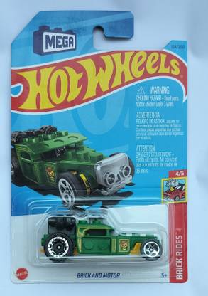 HOT WHEELS BRICK RIDES 4/5 BRICK AND MOTOR 2023 EDITION