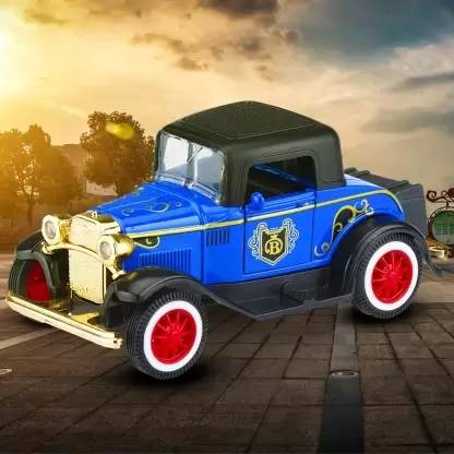 hda group Zoom Classic Car for Kids (Blue, Pack of: 1)