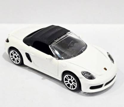 Majorette PORSCHE 718 BOXSTER - WHITE COLOR 3 INCH DIE-CAST TOY CAR AGE 3+ (Unpackaged)