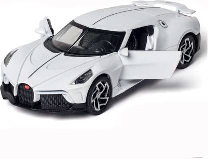 PEZYOX Diecast Bugatti La Voiture Noire Toy Car Scale Model