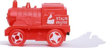 Kiddie Toys Red Engine Pull String And Go Electric Vehicle