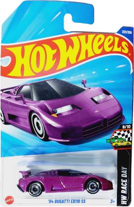HOT WHEELS C4982 94 BUGATTIE EB110 SS 9/10 DIE CAST TOY CAR M CASE
