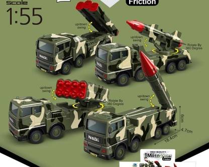 WONDER CREATURES Army truck set (4pcs)