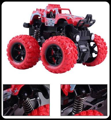 KavyaTanishq new_360 Degree Stunt 4wd Cars Push Go Truck for Toddlers Kids Gift Car Toy,