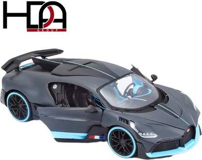 hda group 1.32 Bugatti Metal Die Cast Car Blue