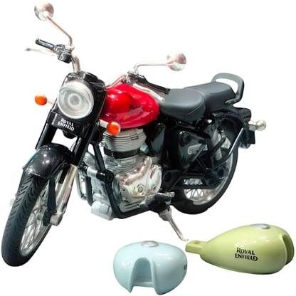 SARASI Dashing Rugged Bike Pull Back & Free Wheel Collectable Model Trendy Bike Toy [Black]