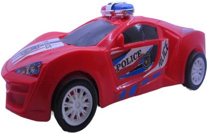 Delight Police Car (Large Size) Kids Toys,Toys for Boys,Pull Back Friction Red Car