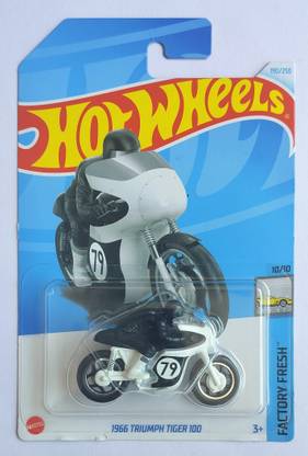 HOT WHEELS FACTOTY FRESH 10/10 1966 TRIUMPH TIGER 100 2024 EDITION