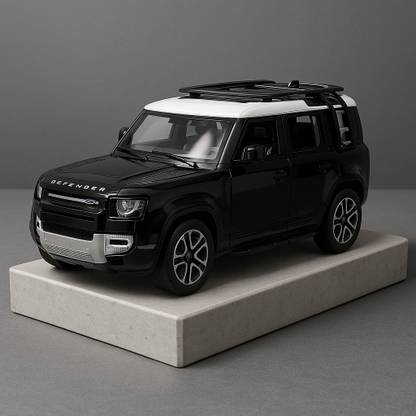 DWH Die cast model car Range Rover defender| Metal Pull Back Model car with lights