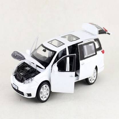 KTRS Buick GL8 Car MPV 1:32 Alloy Car Six Door Simulation Sound and Light Backs