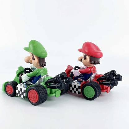 calyxia Mario Pull Back Kart faster racing Cars toy (pack of 2)