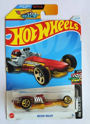 HOT WHEELS HW RACE DAY 2/10 ROCKIN RAILER TOY CAR