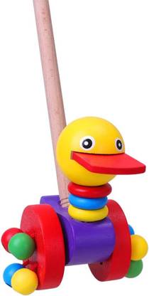 A to Z Hub Kids/Baby Pushing Toys Baby Walking Toys Infant Walker Wooden Push/Walking Toy