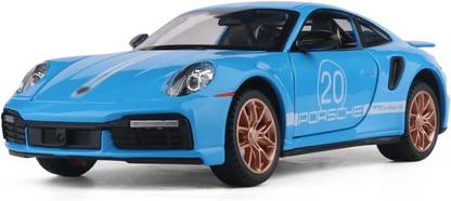 Magicwand 1:32 Scale Die-Cast Porsche 911 with Openable Doors,Pull Back Action,Lights