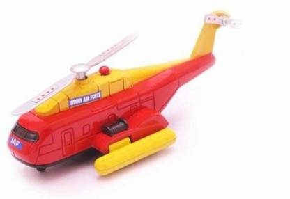JAPSI Pull Back Rescue Helicopter ; Rotating Propeller ; Army/Air Force Rescue Series