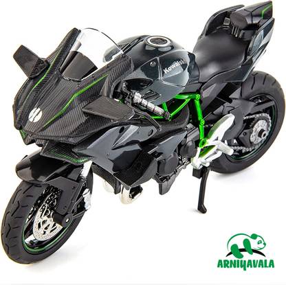 ARNIYAVALA 1:12 Kawasaki Ninja H2R Motorcycle Model, Model Motorcycle toy for kids