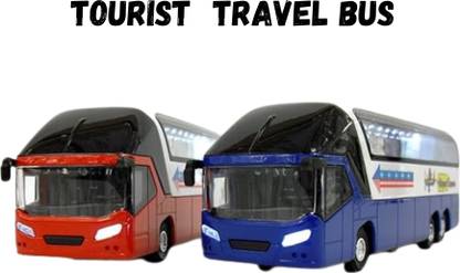 calyxia best tourist travel bus with fully functional sound and light toy for kids