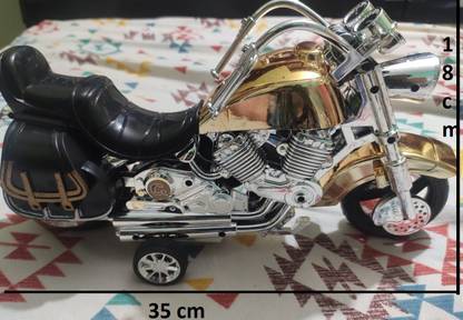 giftsrus Bike Toy for Boys Birthday Gift-Big Size Real Looking Metallic Motorcycle Kids